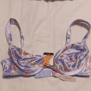 Victoria's Secret Floral Bra - Purple